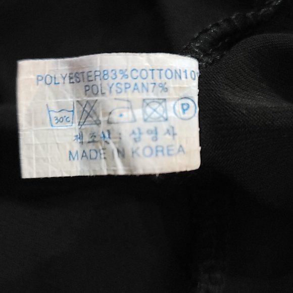 Women's Leggings Black with Triangle shaped mesh Size XS - Picture 6 of 6